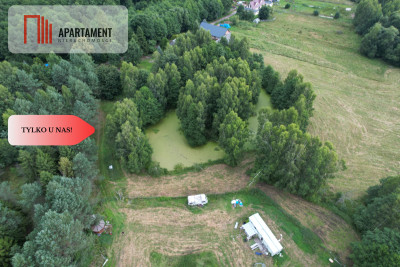 Działka ze stawem linią brzegową rzeki oraz WZ - Buszyno  - Zachodniopomorskie