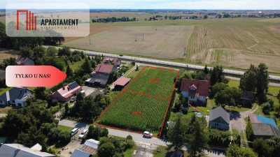 Bałdowo ul Piękna  Działki 931 i 933  Media - Bałdowo  - Pomorskie