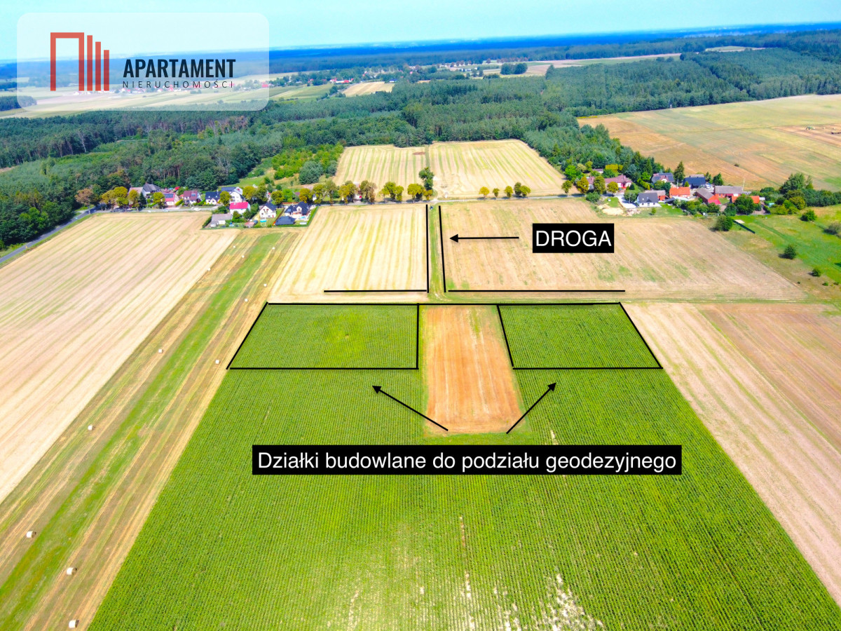 Działki pod Miliczem 12 ar Woda Prąd Kanaliza - powiat milicki  -
Dolnośląskie Zdjęcie nr 1