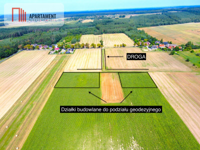 Działki pod Miliczem 12 ar Woda Prąd Kanaliza - powiat milicki  -
Dolnośląskie