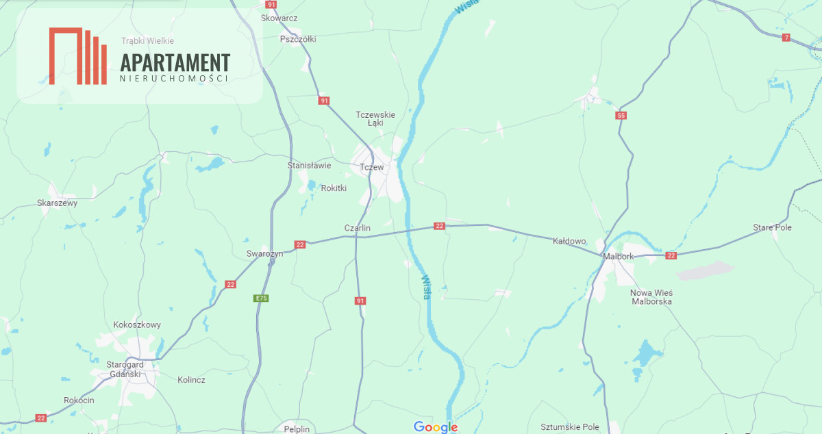 Działka inwestycyjna na sprzedaż - powiat tczewski  -
Pomorskie Zdjęcie nr 1