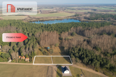 działka o pow 2500 m2 nad jeziorem  - powiat starogardzki  -
Pomorskie