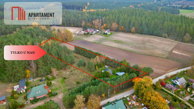 Urokliwa Działka 3500 m przy Lesie ogrodzona - powiat starogardzki  -
Pomorskie Zdjęcie nr 3