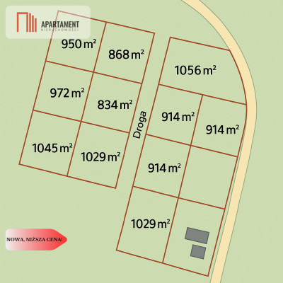 Iwno-działki budowlane koło Kcyni od 800m2 do 1056 - powiat nakielski  -
Kujawsko-Pomorskie Zdjęcie nr 6