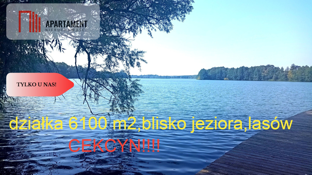 Działka Cekcyn obok lasu jezior budowlana  - powiat tucholski  -
Kujawsko-Pomorskie Zdjęcie nr 1