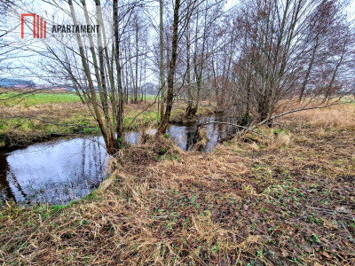 Działka budowlana z linią brzegową rzeki Prusina - powiat tucholski  -
Kujawsko-Pomorskie Zdjęcie nr 6