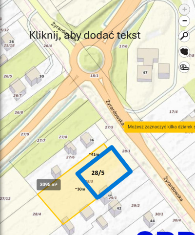 Działka budowlana 1250m2 -
Mazowieckie