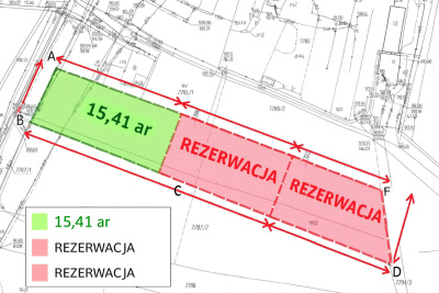 Działka budowlana Rakszawa 15,41 ar / uzbrojona / warunki zabudowy -
Podkarpackie Zdjęcie nr 4