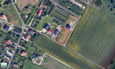 Działka budowlana 1349 m2 w Zacharzycach k. Wrocławia -
dolnośląskie Zdjęcie nr 3