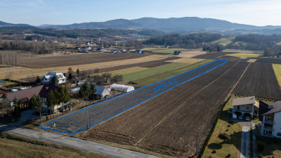 Działka 0,85 ha – Kierlikówka, gm. Trzciana, pow. bocheński - Małopolskie