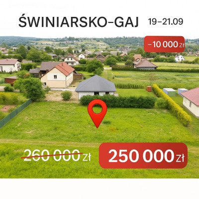 Działka budowlana - Świniarsko - Gaj idealna lokalizacja blisko Nowego Sącza -  Świniarsko  - małopolskie