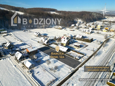 Na sprzedaż atrakcyjna działka budowlana - Barcice ul Za Torami  12 arów - nowosądecki  - małopolskie