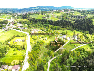 Działka budowlana w Mystkowie - Słoneczna miejsce na Twój nowy dom - Mystków  - małopolskie