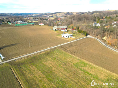 Idealna pod Twój dom  prostokątna płaska działka w Stróżach gm Grybów - Stróże  -
małopolskie Zdjęcie nr 7