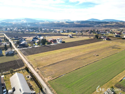 Idealna pod Twój dom  prostokątna płaska działka w Stróżach gm Grybów - Stróże  -
małopolskie Zdjęcie nr 15