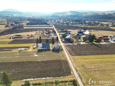Idealna pod Twój dom  prostokątna płaska działka w Stróżach gm Grybów - Stróże  -
małopolskie Zdjęcie nr 16