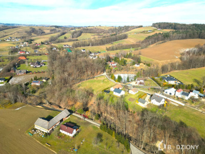 Idealna pod Twój dom  prostokątna płaska działka w Stróżach gm Grybów - Stróże  -
małopolskie Zdjęcie nr 17
