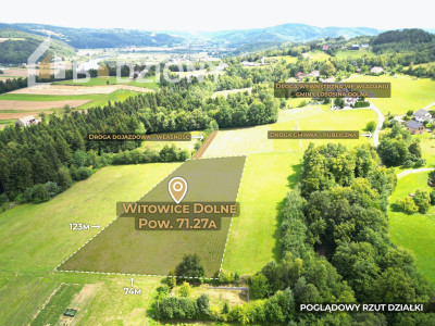 Działka z potencjałem w zielonym zakątku - Witowice Dolne - Witowice Dolne  - małopolskie