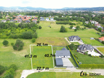 Budowlana działka w dzielnicy Zawada w Nowym Sączu - Nowy Sącz  -
małopolskie Zdjęcie nr 3