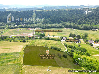 Idealne miejsce na realizację marzeń  działka z potencjałem inwestycyjnym - Naszacowice  - małopolskie