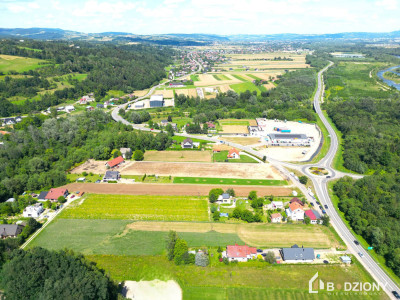 Działka budowlano-usługowa 30 arów przy drodze wojewódzkiej 969 - Naszacowice  -
małopolskie Zdjęcie nr 9
