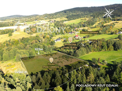 Działka 13339a z potencjałem  dom gospodarstwo lub sad - Polna  - małopolskie