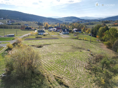 Wysokie gmina Limanowa  kompleks dwóch widokowych działek z WZ z panoramą Tatr - Wysokie  -
małopolskie Zdjęcie nr 10