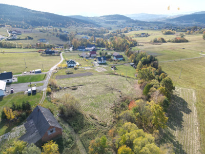 Wysokie gmina Limanowa  kompleks dwóch widokowych działek z WZ z panoramą Tatr - Wysokie  -
małopolskie Zdjęcie nr 7