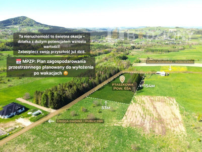 Teren inwestycyjny z dużym potencjałem - Ptaszkowa gm Grybów -  Ptaszkowa  -
małopolskie