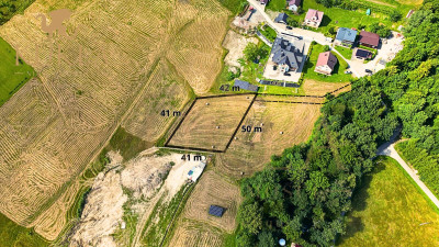 Działka uzbrojona z widokiem na góry - Cieniawa   -
małopolskie Zdjęcie nr 3