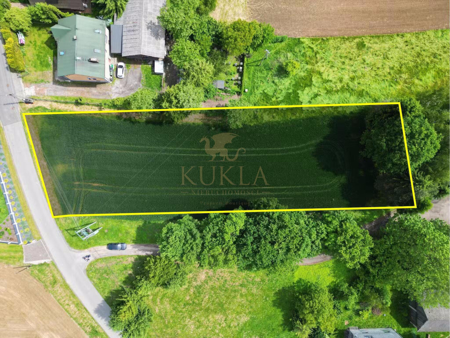 Działki budowlano-usługowe  mpzp mn-u  Akacjowa - Piotrowice   -
małopolskie Zdjęcie nr 1