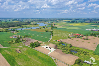 Działka budowlana w Ławicach 32 ary - 66 000 zł -
Warmińsko Mazurskie