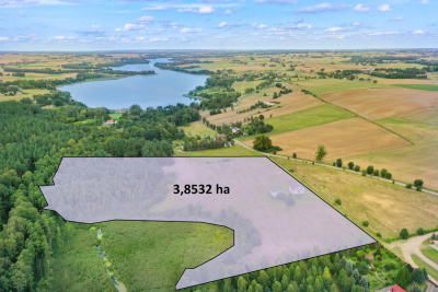 Dom SSZ + 3,85ha gruntu blisko jeziora -
warmińsko-mazurskie
