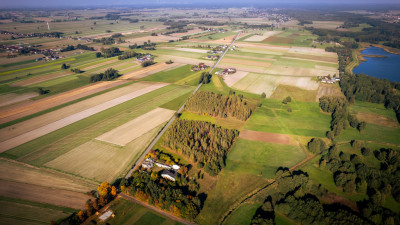 Folwark nad rzeką Miazgą - Kotliny  - Łódzkie