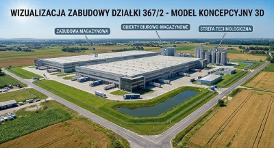 Strategiczne 33 ha  Produkcja i Usługi MPZP - Złotniki  - Łódzkie