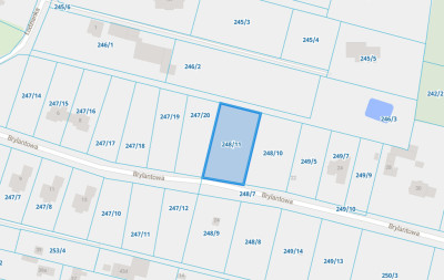 Działka w Łodzi z pozwoleniem na budowę bliźniaka - Łódź-Widzew  -
Łódzkie Zdjęcie nr 2