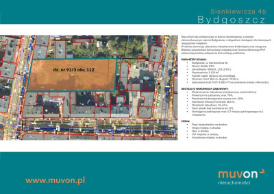 Działka pod zabudowę wielorodzinną z WZ - Bydgoszcz  -
Kujawsko-Pomorskie Zdjęcie nr 3