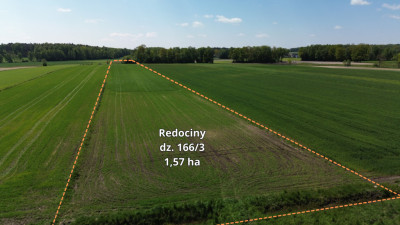 Działka z ziemią rolną - 158 ha gmina Dłutów - Redociny  -
Łódzkie Zdjęcie nr 2