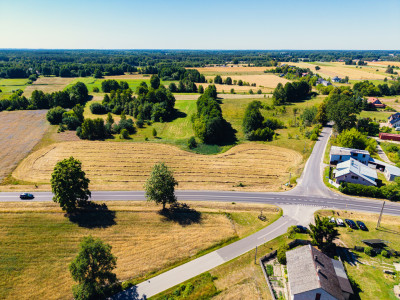 Działka usługowa przy drodze asfaltowej  7894 m - Bełdów-Krzywa Wieś  -
Łódzkie Zdjęcie nr 10