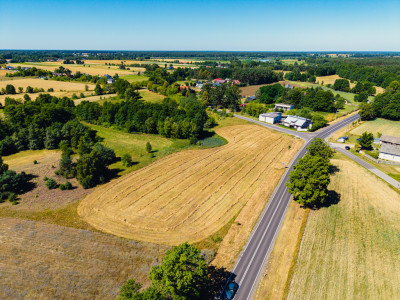 Działka usługowa przy drodze asfaltowej  7894 m - Bełdów-Krzywa Wieś  -
Łódzkie Zdjęcie nr 7