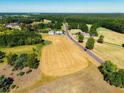 Działka usługowa przy drodze asfaltowej  7894 m - Bełdów-Krzywa Wieś  -
Łódzkie Zdjęcie nr 9