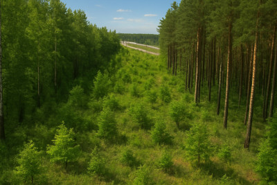 Grunt leśny w gminie Ciechanowiec - Skórzec  - Podlaskie