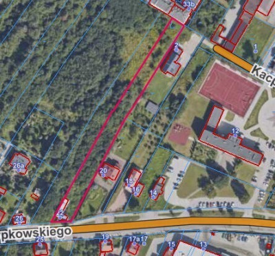 Działka budowlana  centrum 2606 m - Jędrzejów  -
Świętokrzyskie Zdjęcie nr 8