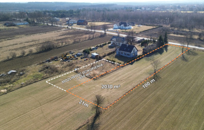 Działka budowalna w Dobieszkowie gm Stryków - Dobieszków  -
Łódzkie Zdjęcie nr 2