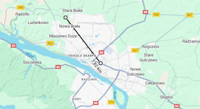 Działka budowlana 1019 m Biała ul Podbipięty - Biała  -
Mazowieckie Zdjęcie nr 6