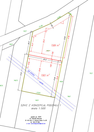 Działka z potencjałem inwestycyjnym na Lublinku - Łódź  -
Łódzkie Zdjęcie nr 4