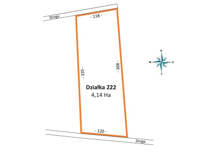 Działka 414 ha z zabudową zagrodową w Modlnej - Modlna  -
Łódzkie Zdjęcie nr 4
