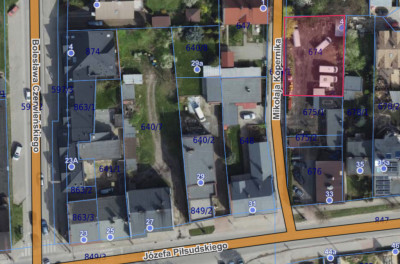 Zgierz  działka budowlana w centrum  463m2 - Zgierz  -
Łódzkie Zdjęcie nr 6