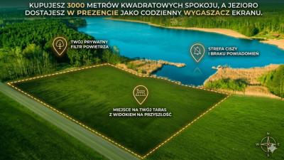 Działka nad jeziorem Wojnowskim Stare Kramsko - Stare Kramsko  -
Lubuskie Zdjęcie nr 3