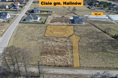 TU BUDUJE SIĘ SPOKOJ I PRZYSZŁOŚĆ - DZIAŁKA 982 M - Cisie  - Mazowieckie